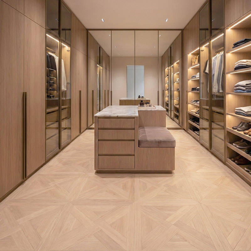 RP Chelsea Square Elegant Wave Dawn 09 Parquetry Flooring Dressing Room