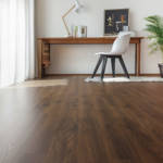 gerbur aqua click rosewood vinyl click flooring in home office