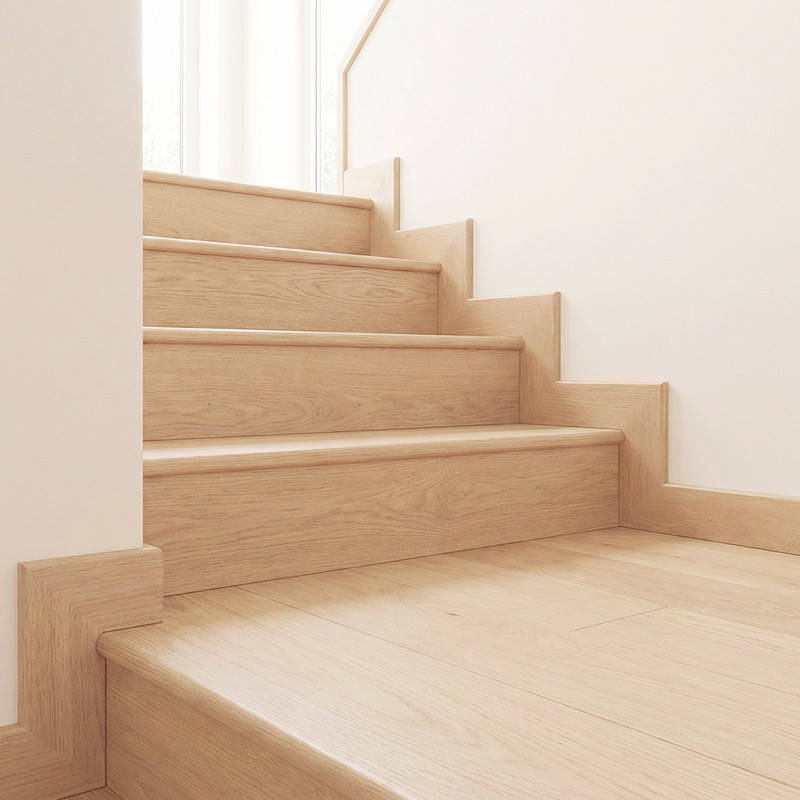 Gerbür Honey Brown Oak GB SKT LAM 09 Matching Profile For Staircase Flooring