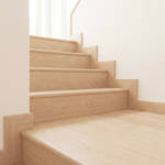Gerbür Honey Brown Oak GB SKT LAM 09 Matching Profile For Staircase Flooring