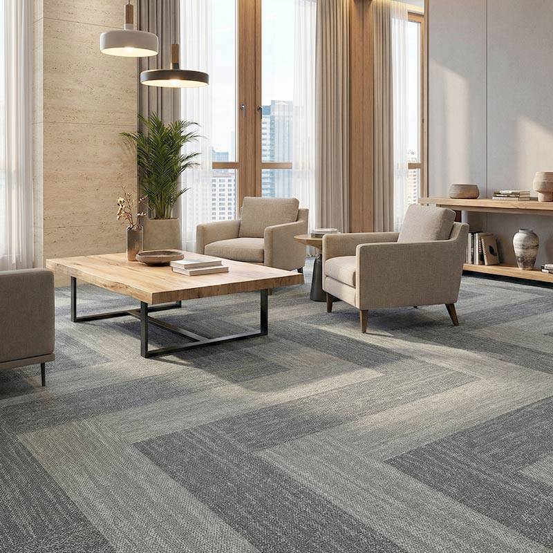 british carpet mills autumn blue and grey carpet in lobby