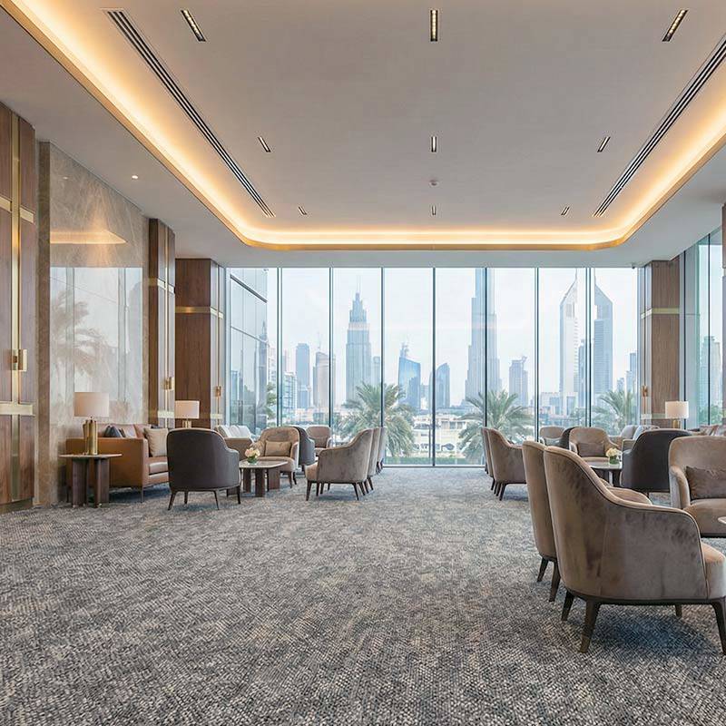 british carpet mills sky gardens 576 carpet tiles in reception
