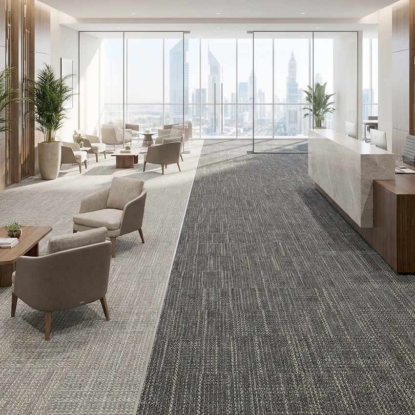 british carpet mills casini 571 carpet tiles in office