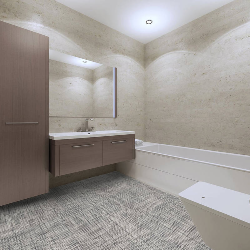 Washed Fiber Bathroom
