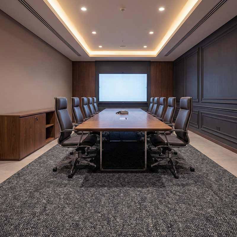 british carpet mills sky gardens 578 carpet tiles in board room