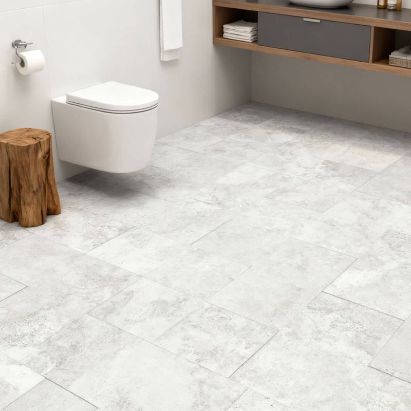 Gerbür Aqua Click Stone JIN GBACST 11 Liquid Bath Room Vinyl Click Tiles