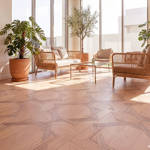 RP Chelsea Square Linear Vogue Cinnamon 21 Lounge Parquetry Wood Flooring