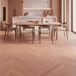 RP Chevron Cinnamon 21 Engineered Wood Flooring Kitchen Area