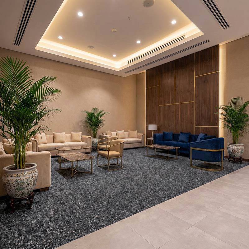 british carpet mills sky gardens 578 carpet tiles in lobby