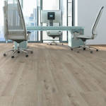 gerbur ultra mountain grey oak laminate flooring in skyscraper office