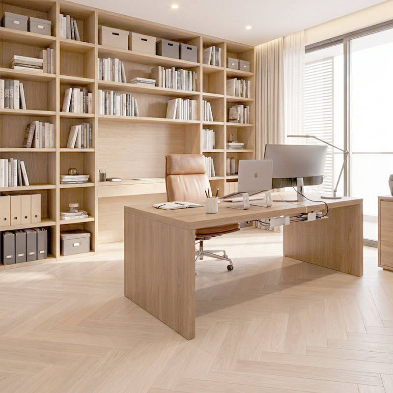 RP Boa Hybrid Herringbone Classic Ivory 06 Home Office Engineered Wood Flooring