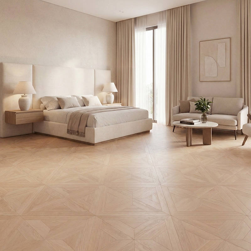 RP Chelsea Square Gilded Lines Honeycombe 13 Hotel Bedroom Parquetry Wood Flooring
