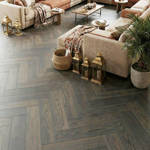 SH Charcoal 10 Engineered Wood Flooring Eternal Herringbone Livingroom Interior