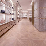 RP Chelsea Square Lush Square Basil 18 Showroom Parquetry Wood Flooring