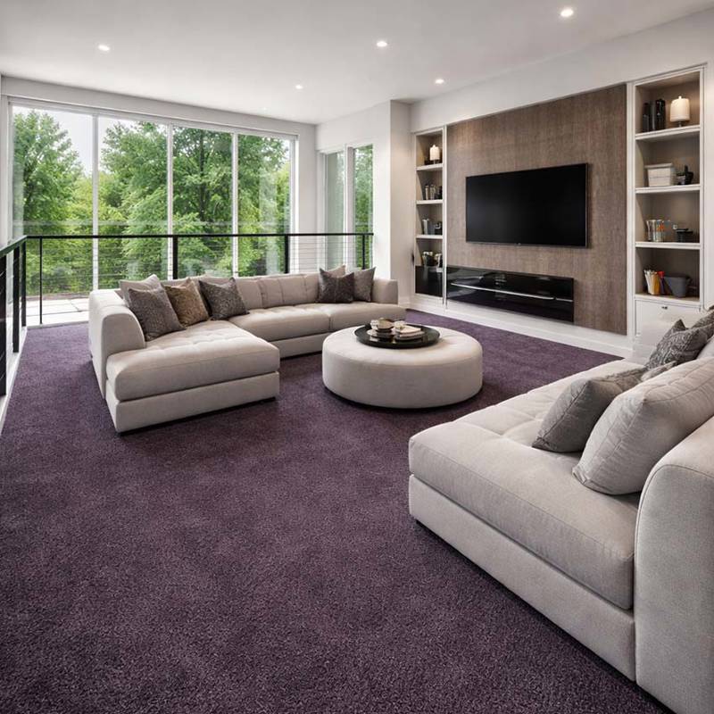 Wall To Wall Carpet Tiles Balta Lily CRP BLT LIL 06 Contemporary Residential Upper Lounge Retreat