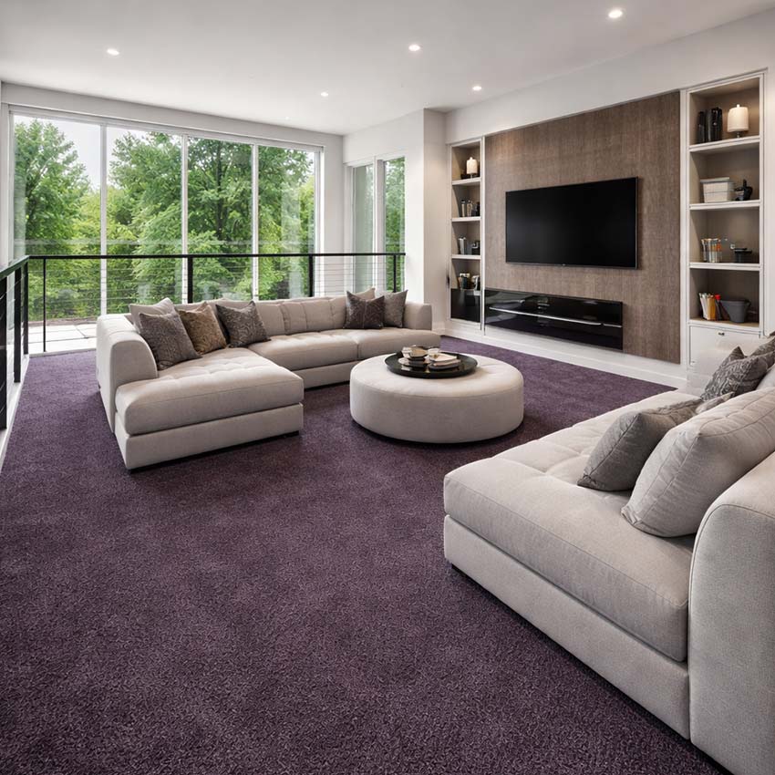 Wall To Wall Carpet Tiles Balta Lily CRP BLT LIL 06 Contemporary Residential Upper Lounge Retreat