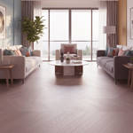 RP Chevron Basil 18 Engineered Wood Flooring Livingroom