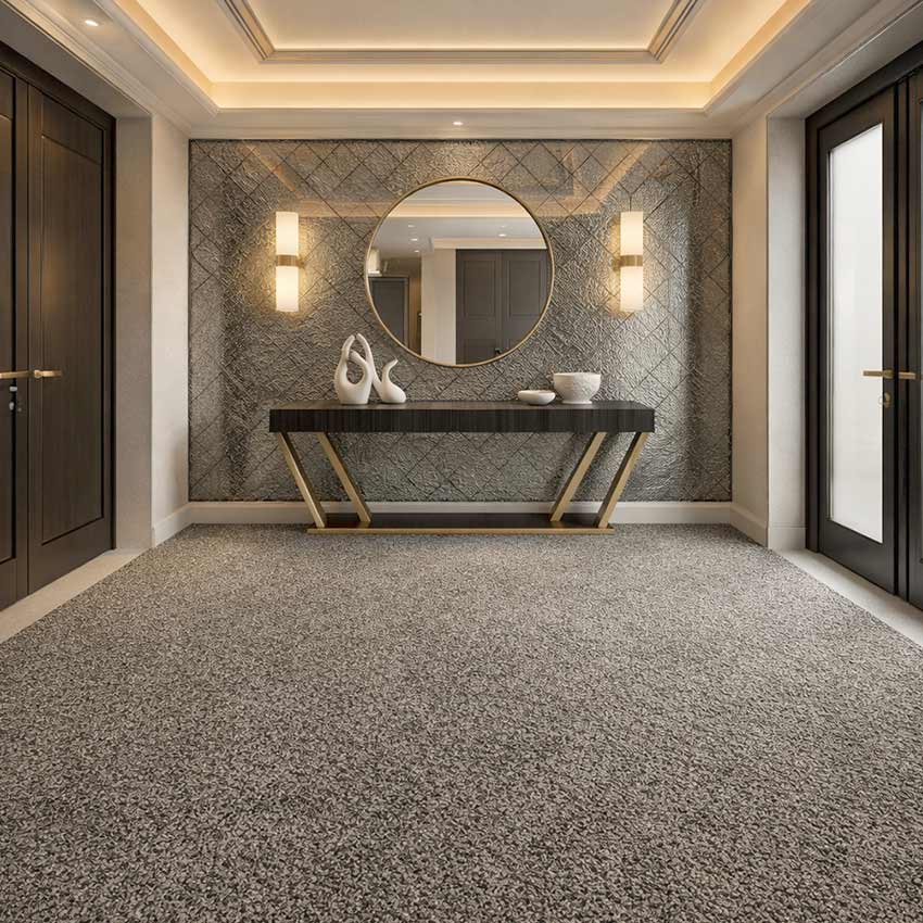 Wall To Wall Carpet For Villa Foyer With Sculptural CRP BEAUL OPT 01