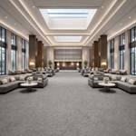 Wall To Wall Carpet Tiles Balta Lily CRP BLT LIL 08 Hotel Main Lobby Seating Atrium