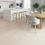 SH Cotton White Engineered Decorum Wood Flooring Kitchen