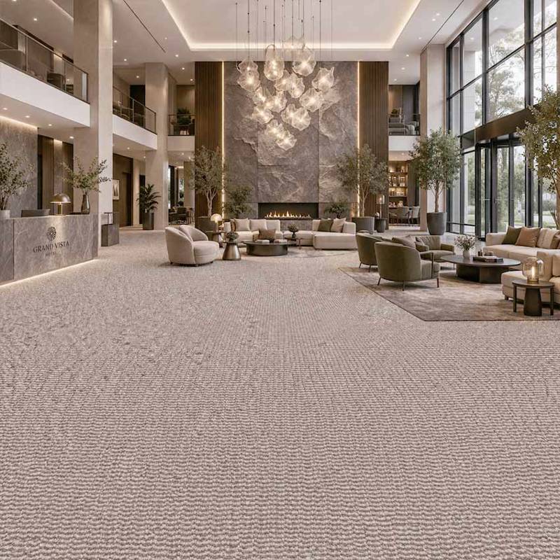 Wall To Wall Carpet Elegant Hotel Lobby With Luxurious Design CRP BLT ACE 04