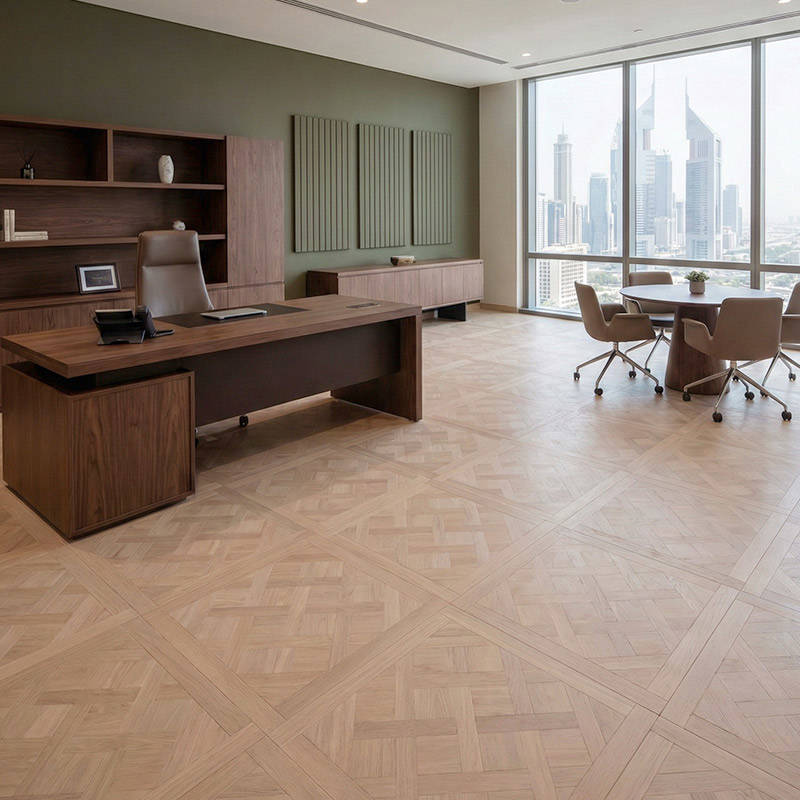 RP Chelsea Square Versailles Heather 12 Parquetry Wood Flooring Home Office