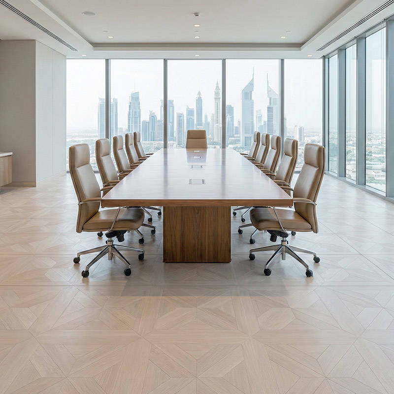 RP Chelsea Square Gilded Lines Mist 07 Boardroom Parquetry Wood Flooring