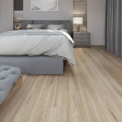 berry alloc pure planks columbian oak vinyl click plank in bedroom