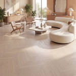 RP Chevron Dove 14 Engineered Wood Flooring Sittingroom