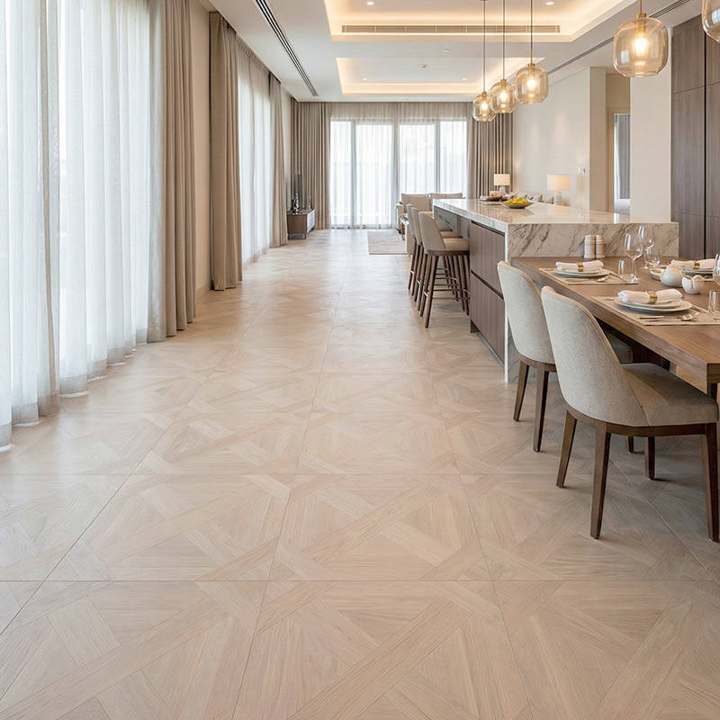 RP Chelsea Square Lush Square Steel 22 Kitchen Parquetry Wood Flooring
