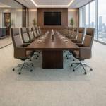 Wall To Wall Carpet For Luxurious Dubai Corporate Boardroom Interior CRP BEAUL JAIP 02