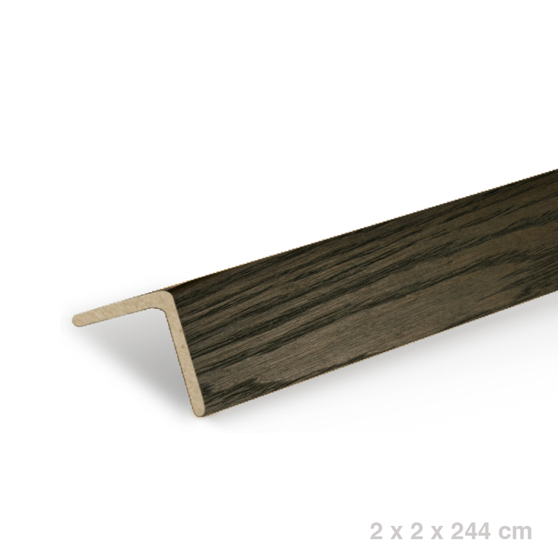 L-Angle/ Stair Nose Oak Stained - Black Walnut