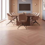 RP Chevron Cinnamon 21 Engineered Wood Flooring Boardroom