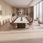 RP Herringbone Dove 14 Engineered Wood Flooring Meetingroom