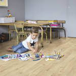 QS Pulse Autumn Oak Light Natural Vinyl Click Flooring Kids Room