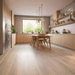 royal parquet oxford classic tundra engineered wood flooring in open plan kitchen