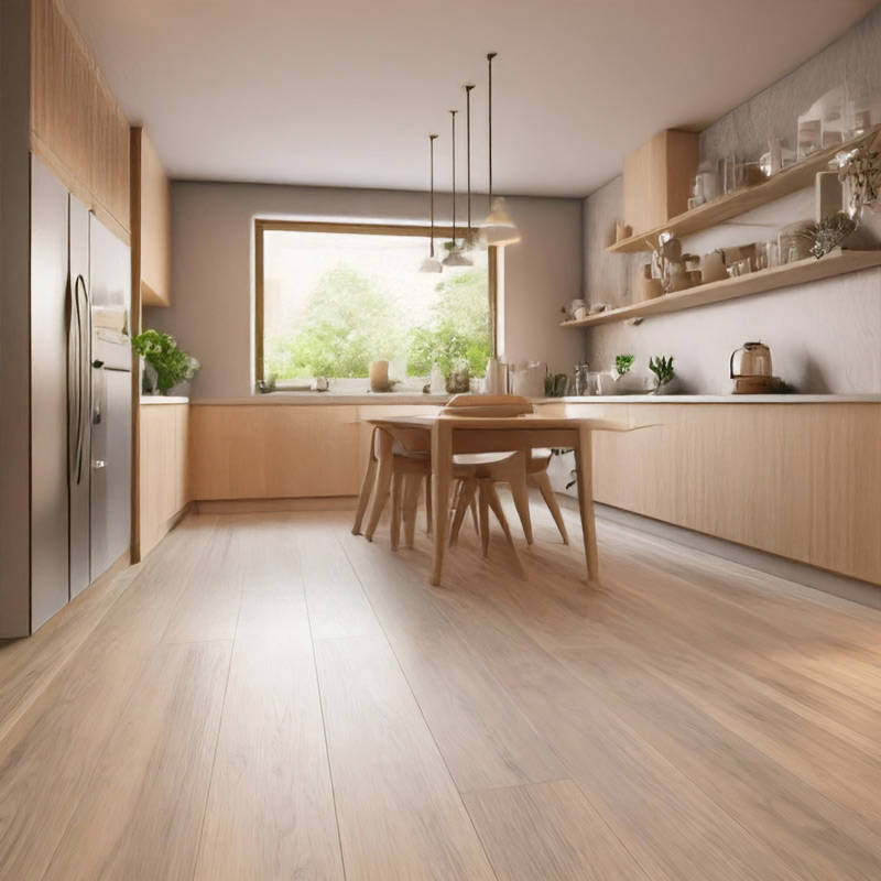 royal parquet oxford classic tundra engineered wood flooring in open plan kitchen