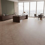 RP Chelsea Square Versailles Dove 14 Parquetry Wood Flooring Cafe Home Office