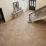 RP Chelsea Square Lush Square Tawny 15 Villa Entrance Hallway Parquetry Wood Flooring