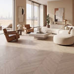 RP Chevron Dove 14 Engineered Wood Flooring Waitingarea