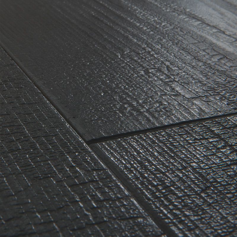 burned wooden plank laminate floor grain