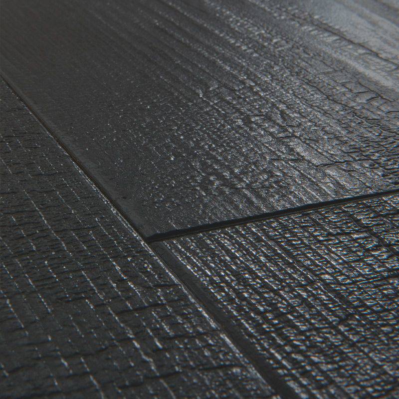 burned wooden plank laminate floor grain