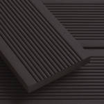 slate black smart decking boards with grooves