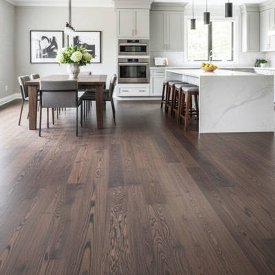 SH Black 08 Engineered Wood Flooring Elegance Kitchen Dinning Room