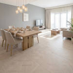 RP Chelsea Square Versailles Steel 22 Parquetry Wood Flooring Cafe Dinning Living Room