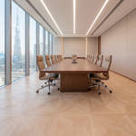 RP Chelsea Square Elegant Wave Honeycomb 13 Parquetry Wood Flooring Office Reception