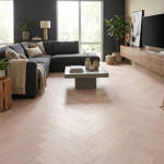 royal parquet classic chalked oak parquet herringbone flooring in living area