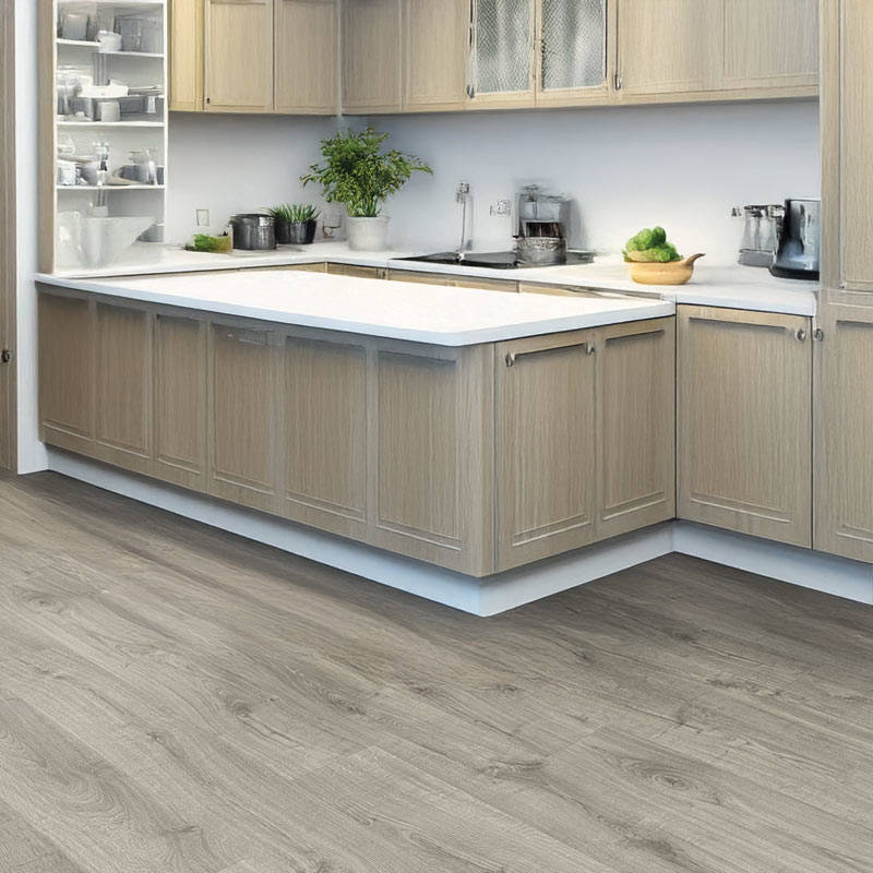 QS Pulse Autumn Oak Warm Grey Vinyl Click Kitchen