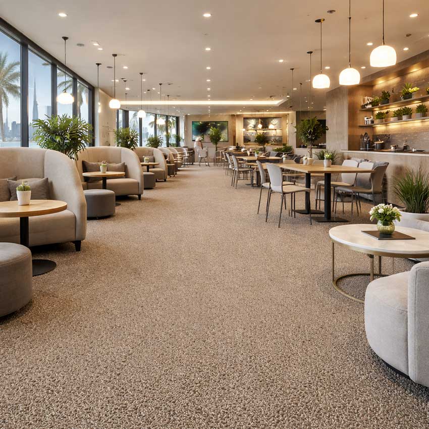 Wall To Wall Carpet For Modern Co Working Space With Cozy Pods CRP BEAUL OPT 02