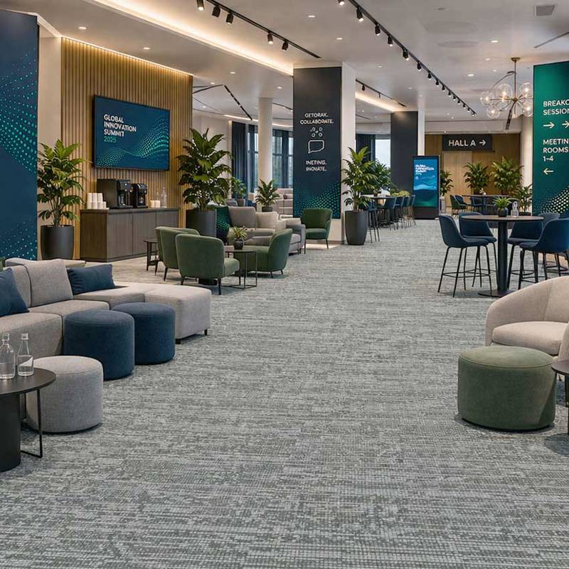 Viper VIPER 935 Carpet Tiles Convention Centre Breakout Lounge